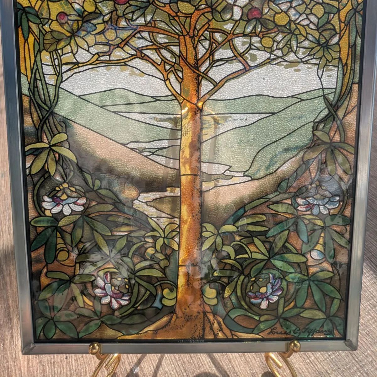 ルイスCティファニー ステンドグラスOh Comeグラスマスターズ社 グラス