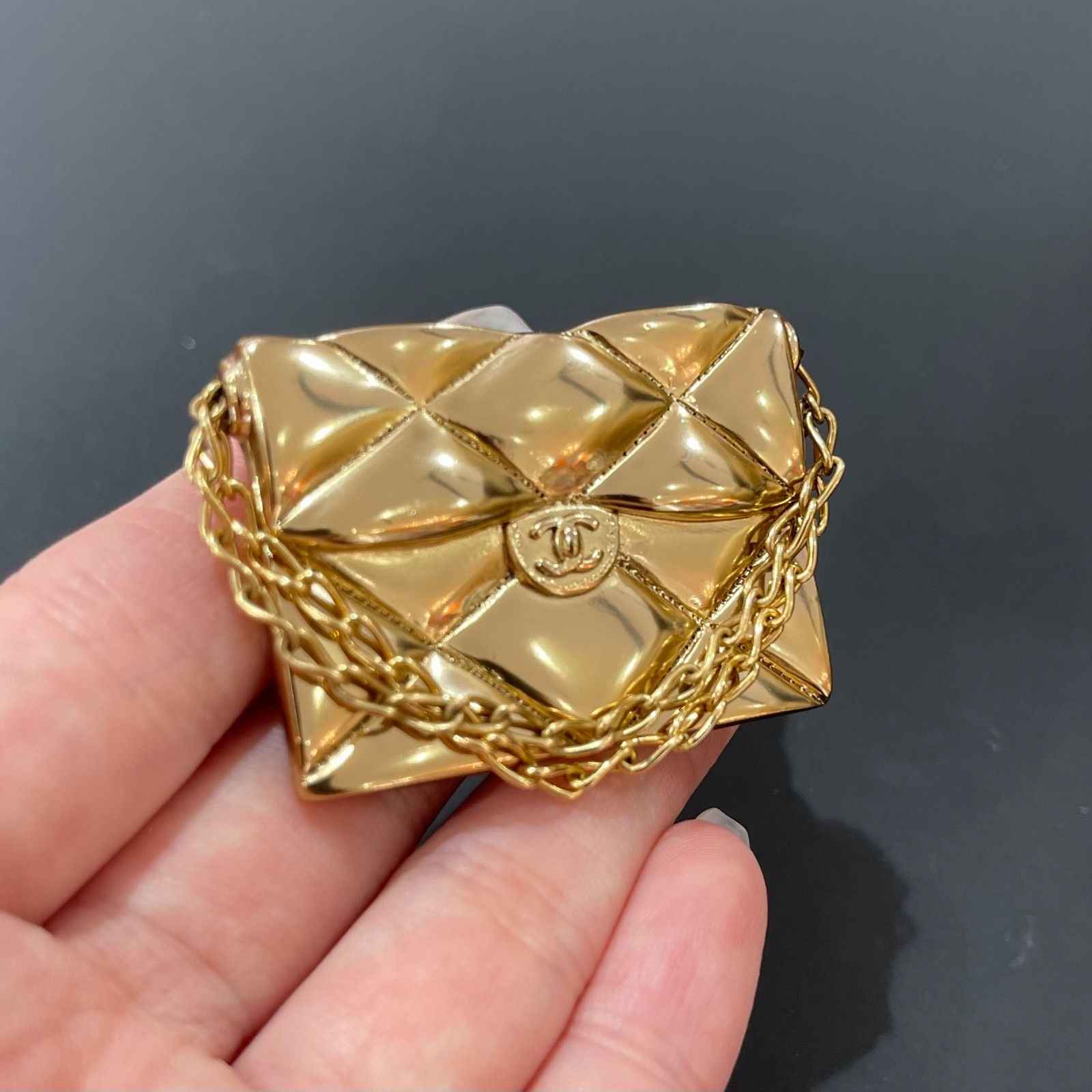 シャネル ココマーク ヴィンテージ ブローチ レディース アクセサリー