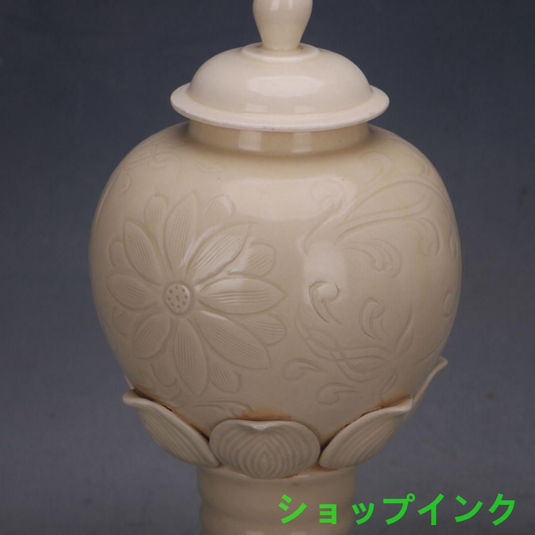 パステル九桃将軍缶 貯蔵物缶 景徳鎮 陶磁器装飾品 現代工芸品 美術品