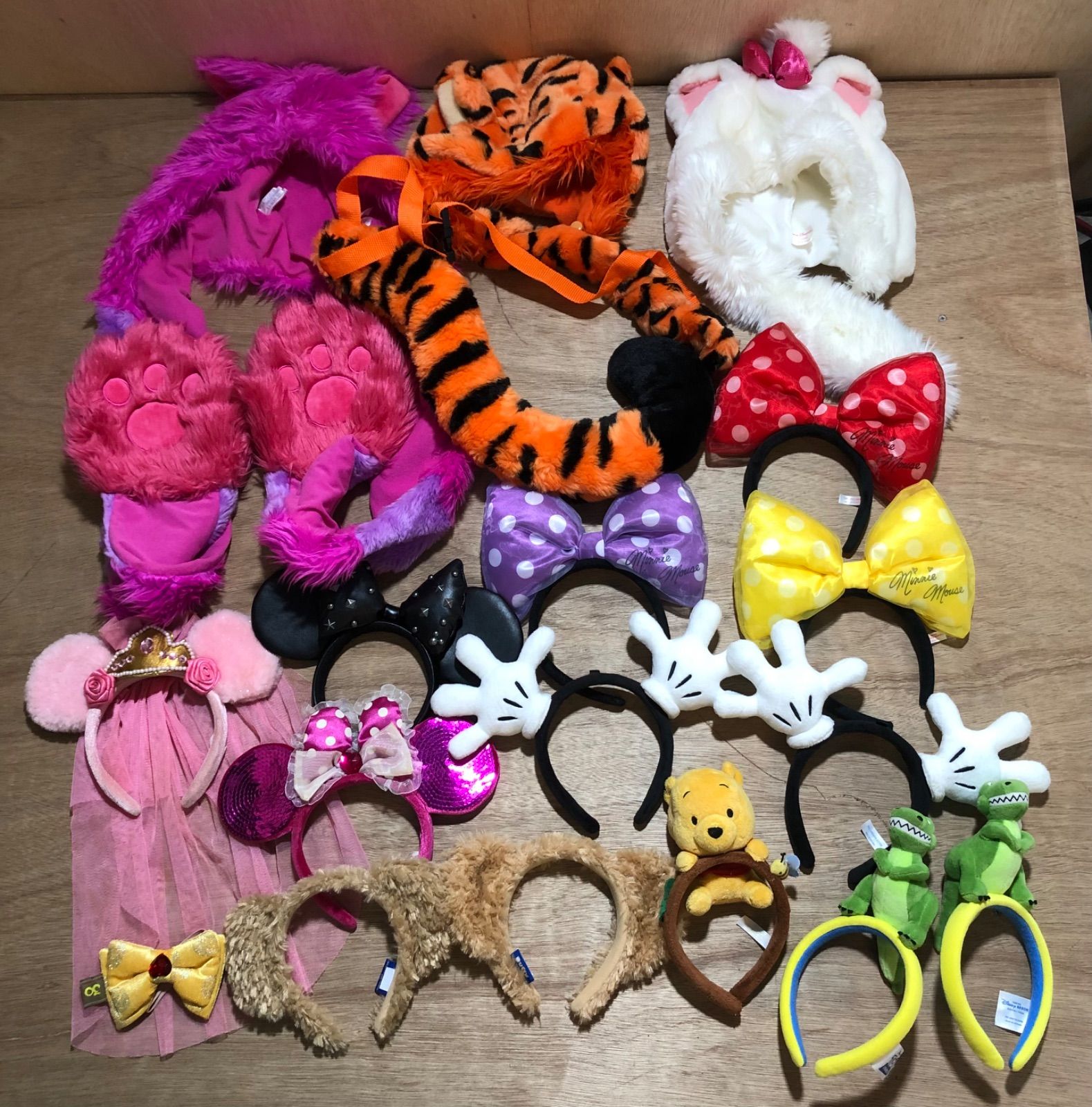 ディズニー ミニーマウス ヒョウ柄 マフラー ファンキャップ