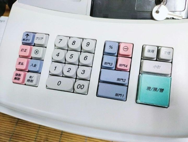 カシオレジスター TE-M80 中古品 人気機種感熱紙 送料無料 カシオ