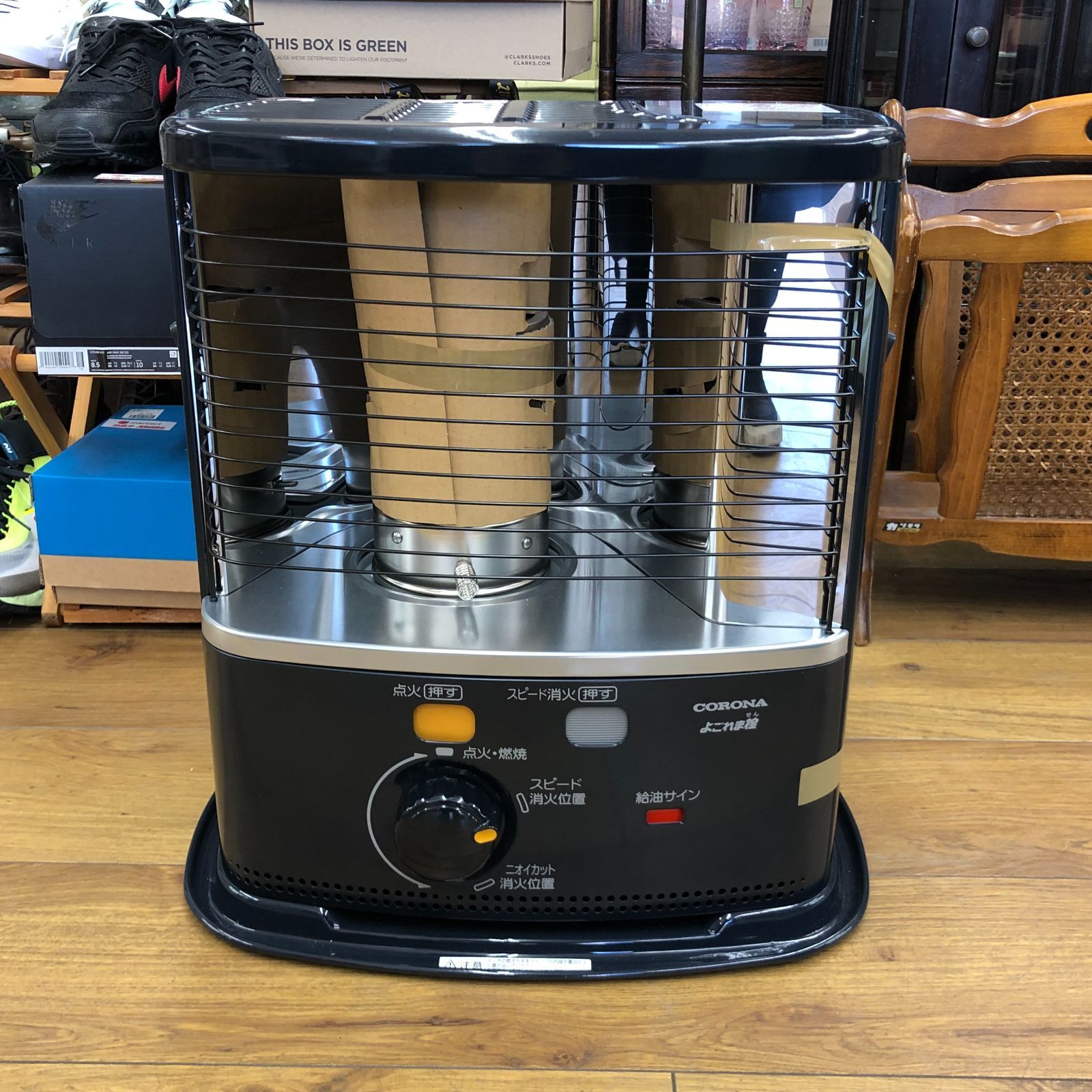 CORONA(コロナ) 石油ストーブ RX-22YA-HDダークグレー 電源不要 CORONA