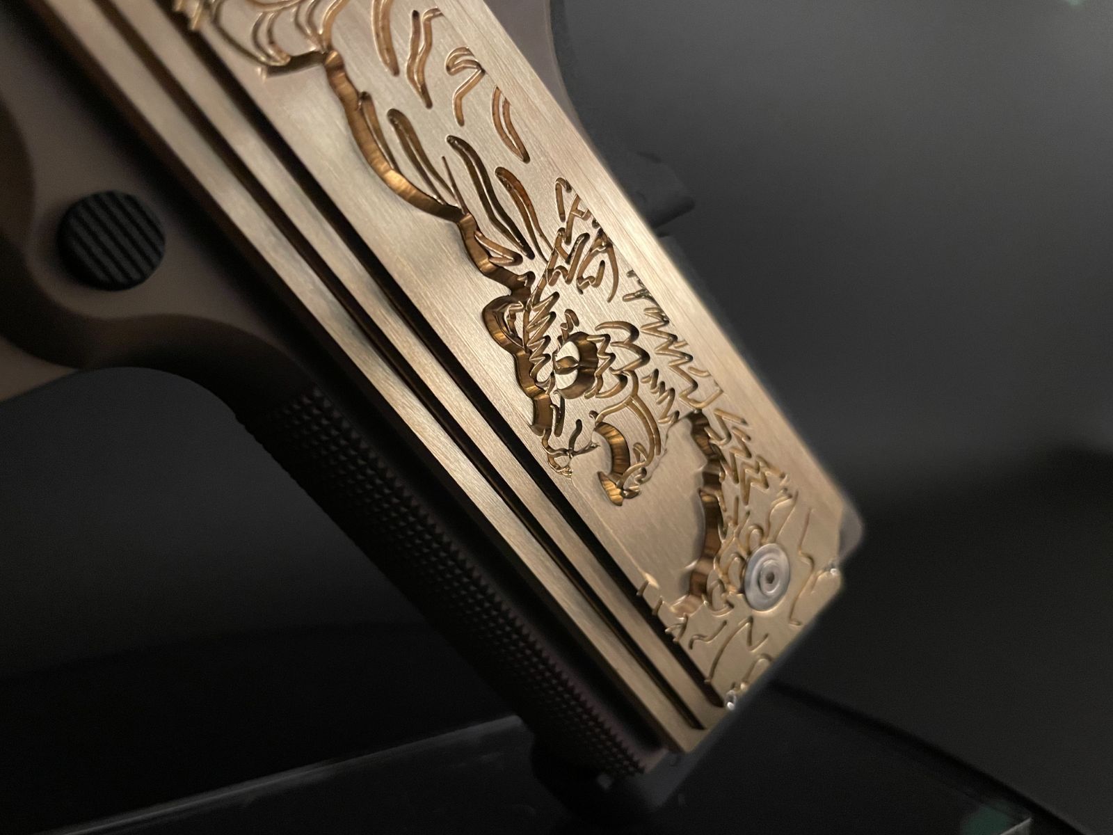 プライム コルト ガバメント ドラゴン グリップ 真鍮製 m1911 prime