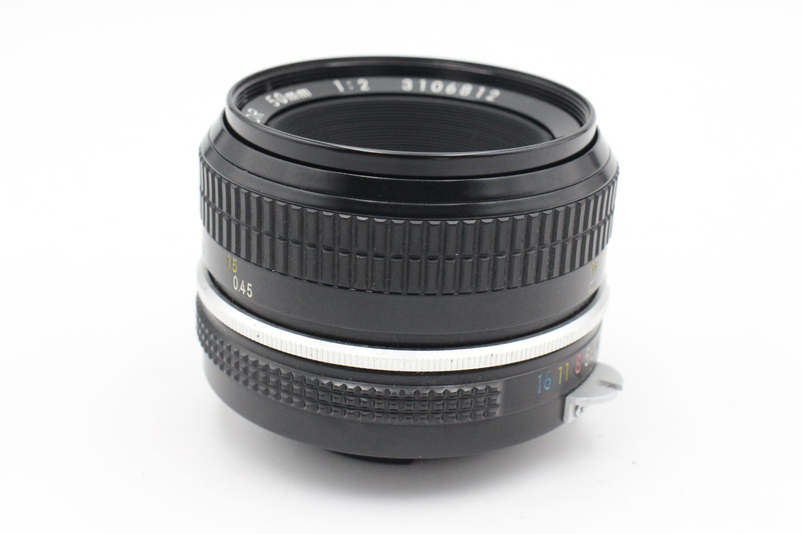 極上品☆Nikon New NIKKOR 50mm F2 ニコン 単焦点 レンズ ###12475