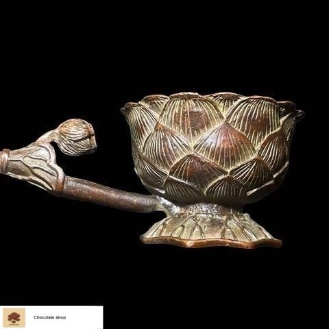 銅器 香炉 蓮華香炉 沈香檀香炉 香道具 装飾品 工芸品 置物 銅器 香炉