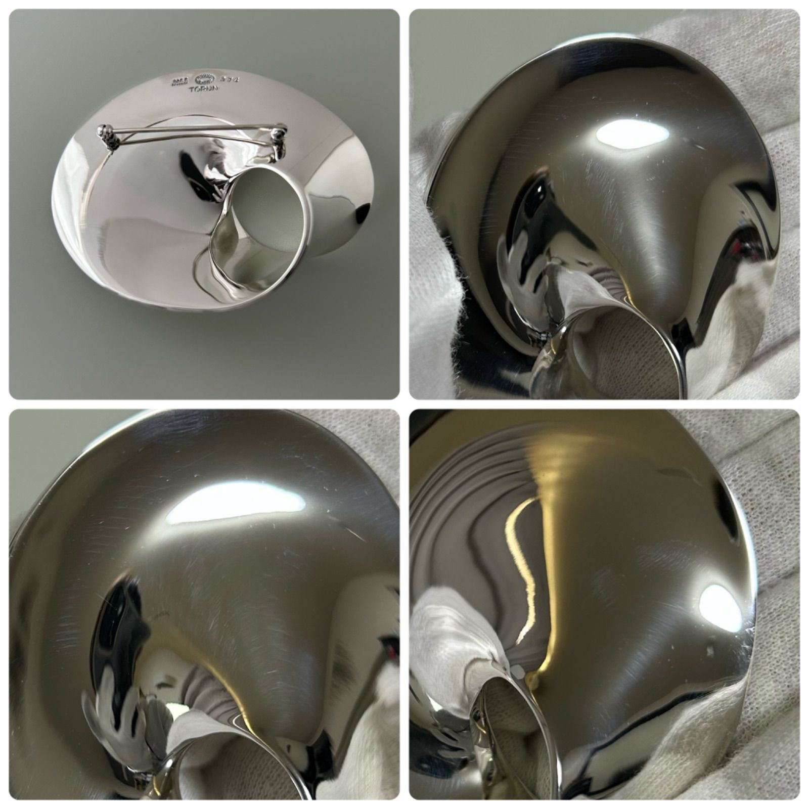 ジョージジェンセン 希少 ブローチ 374 メビウス ヴィヴィアンナ