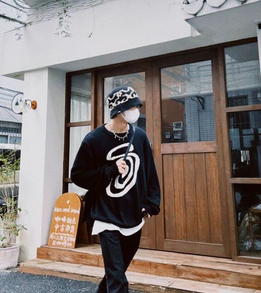 STUSSYステューシーニットバケットハットクラッシャーハットL/XL