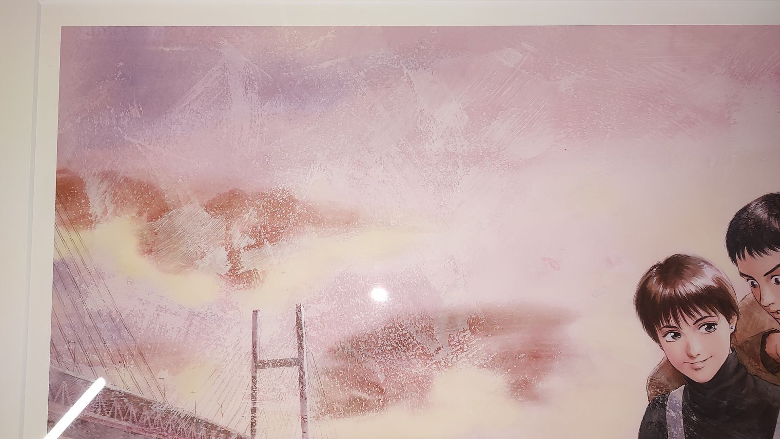 高田明美 直筆サイン キャラファイングラフ 「雨あがりの夕暮れ」 機動