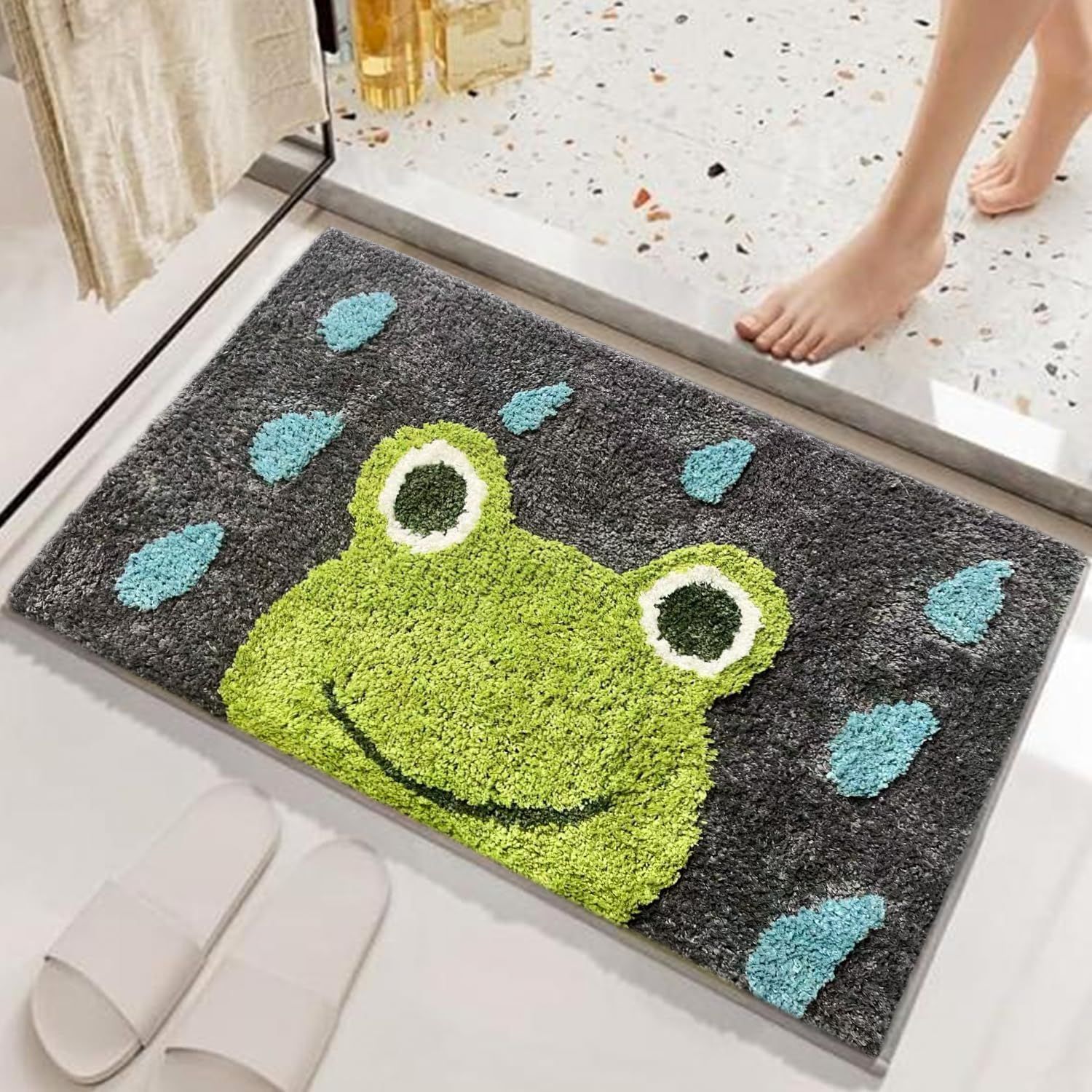 ☆バスマット 速乾 おしゃれ お風呂マット かわいい ひぐま 【公式通販】