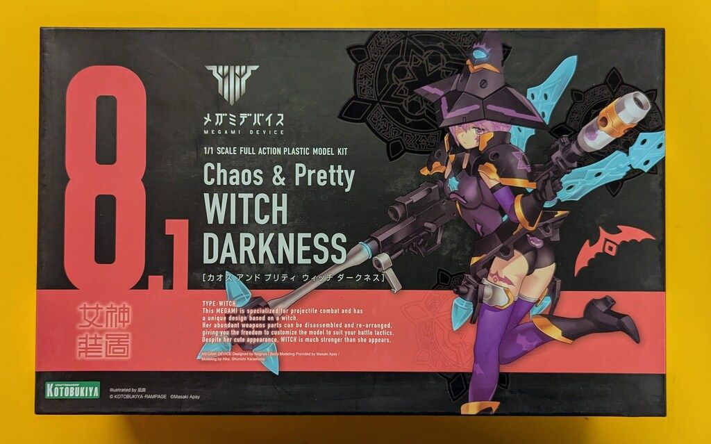 コトブキヤ メガミデバイス Chaos & Pretty ウィッチ DARKNESS 8.1 最新
