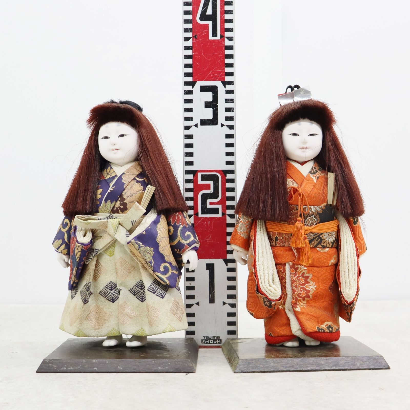 市松人形 寿宝作 ガラスケース付き