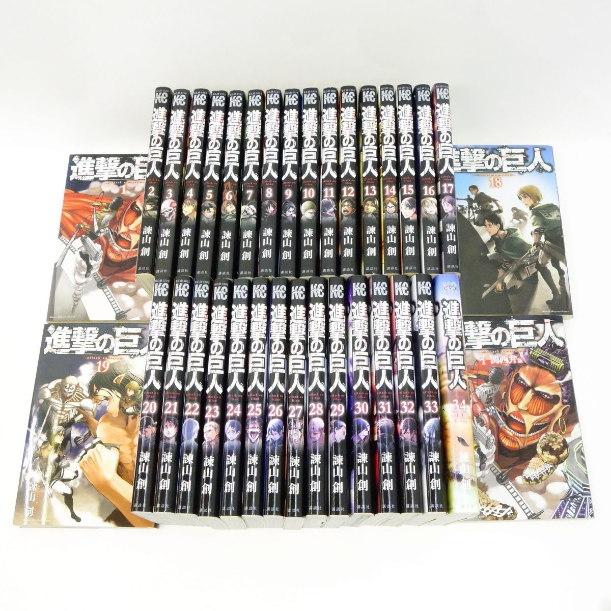 進撃の巨人 全巻セット 販売 セット】【コミック】進撃の巨人（全34巻