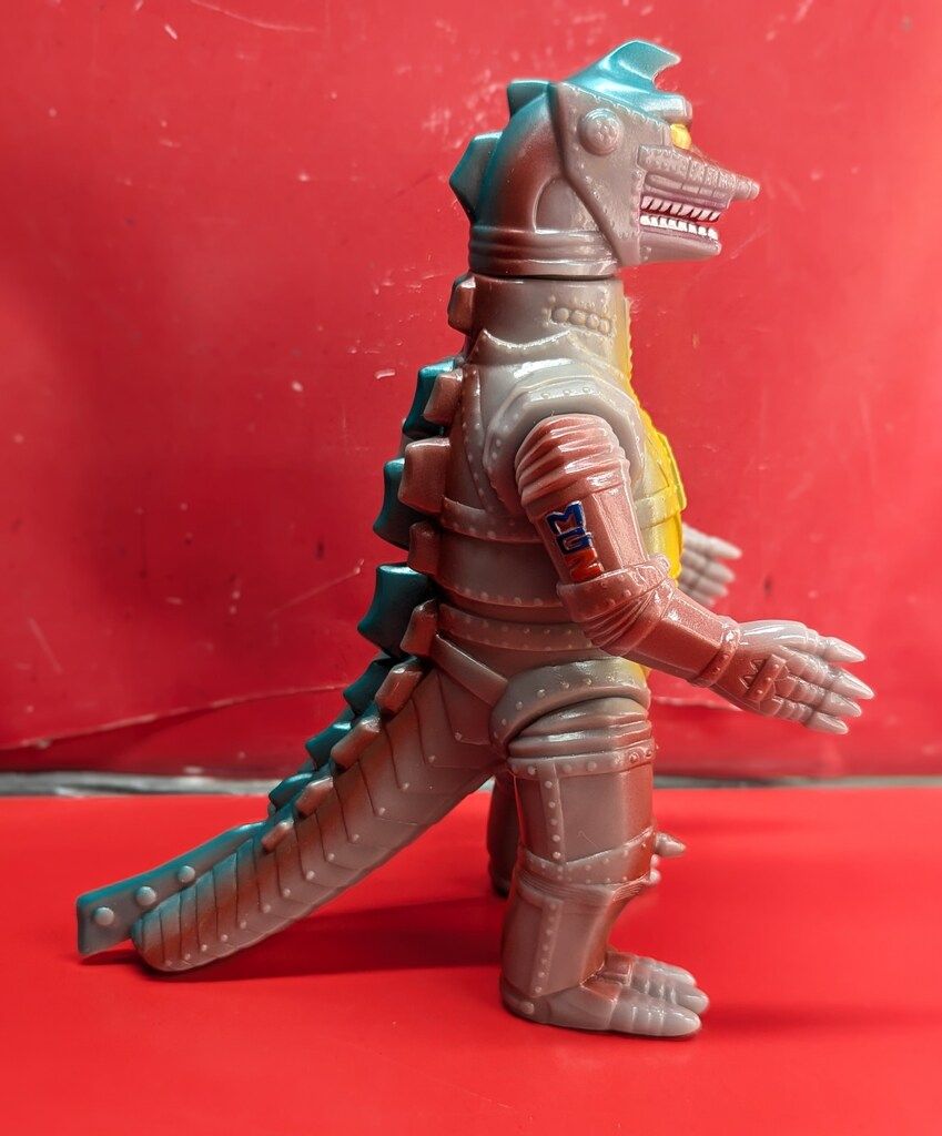 ソフビ】【ブルマァク BULLMARK】 メカゴジラ ゴールド ソフビ