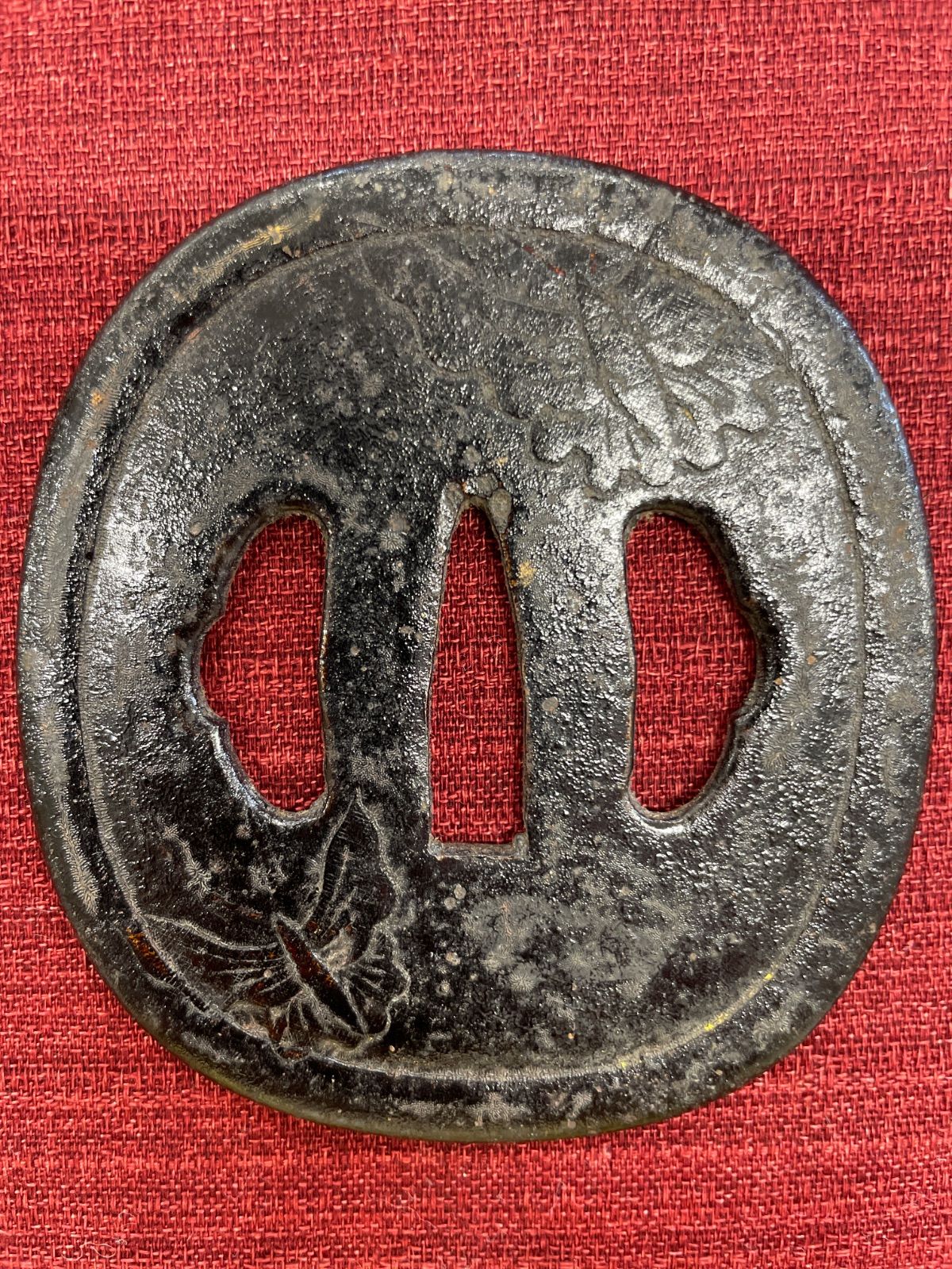 刀の鍔 日本刀 骨董品 ①