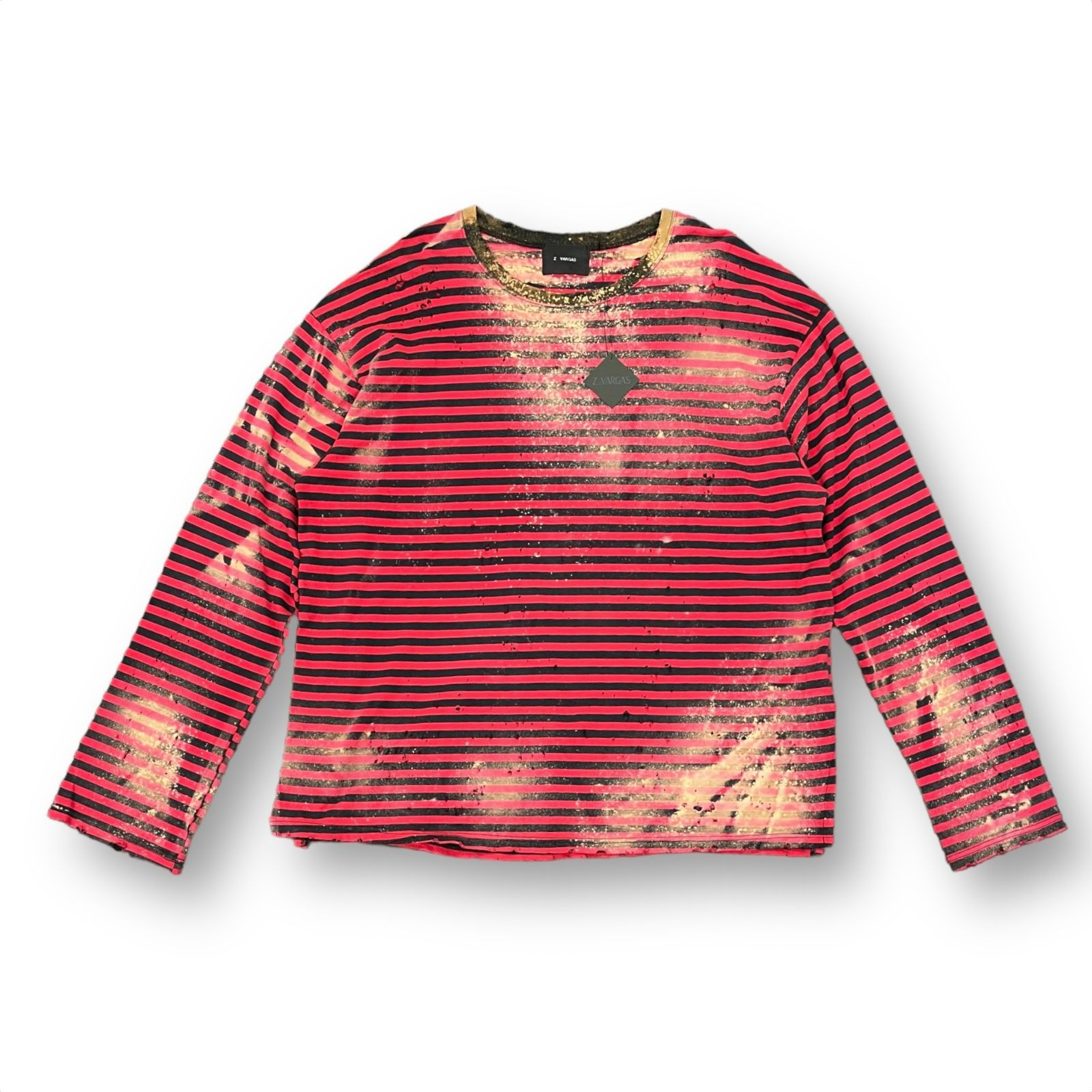 定価14040円 Z.VARGAS 19SS クレイジー マイライフ Tシャツ ボーダー