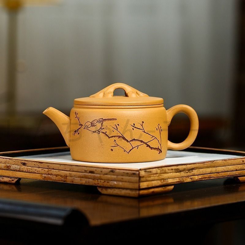 唐物 職人手作り 宜興紫砂 朱泥急須 唐物 職人手作り 宜興紫砂 朱泥