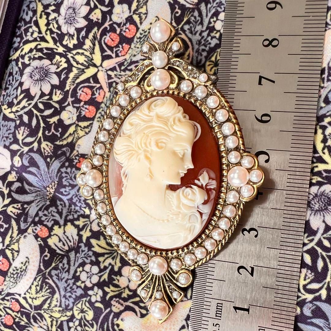 エスポ シート 8 mm 大型 カメオ シェルカメオ ジュエリー極