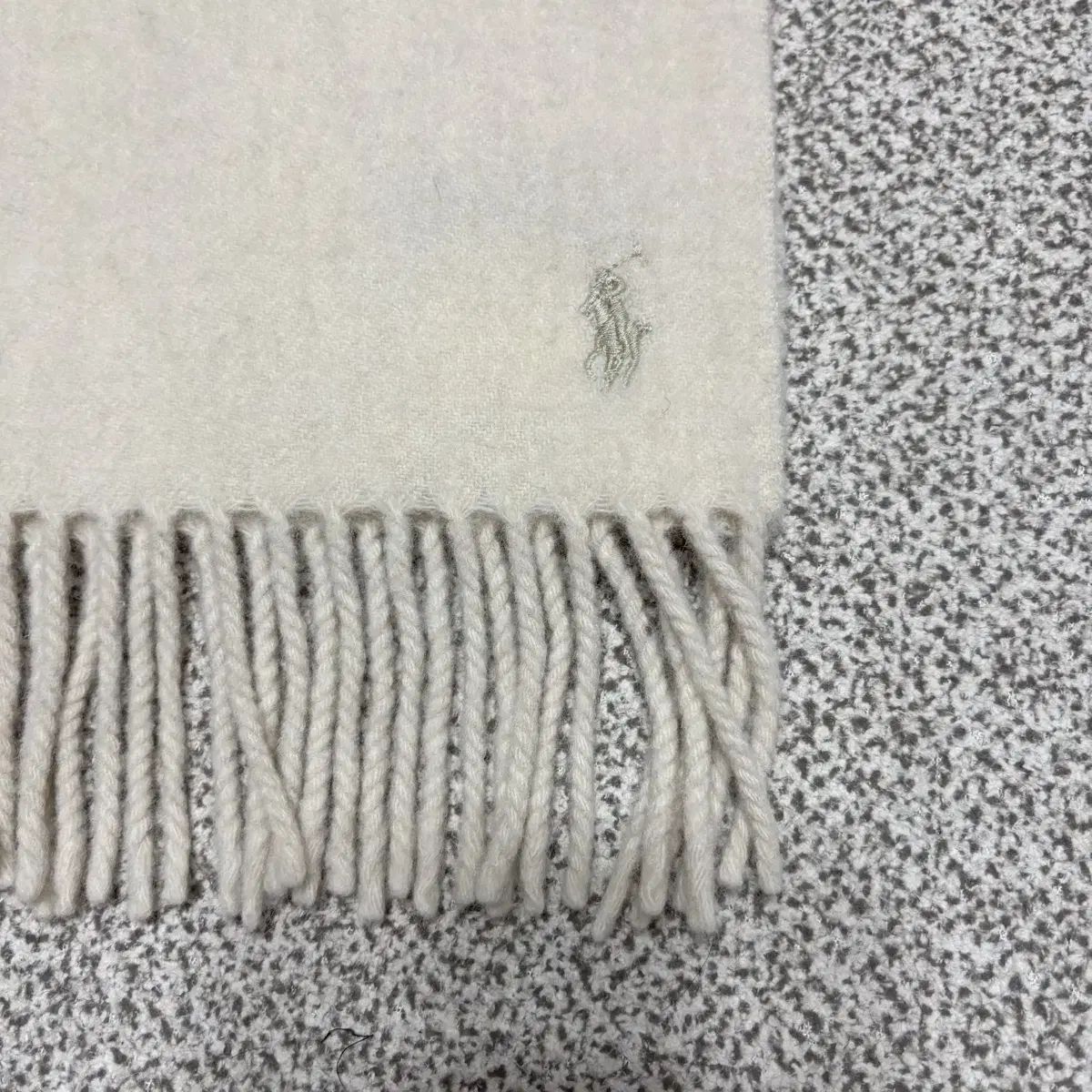 カシミア100 ポロ ラルフローレン カシミア ショップ マフラー A+ 楽天