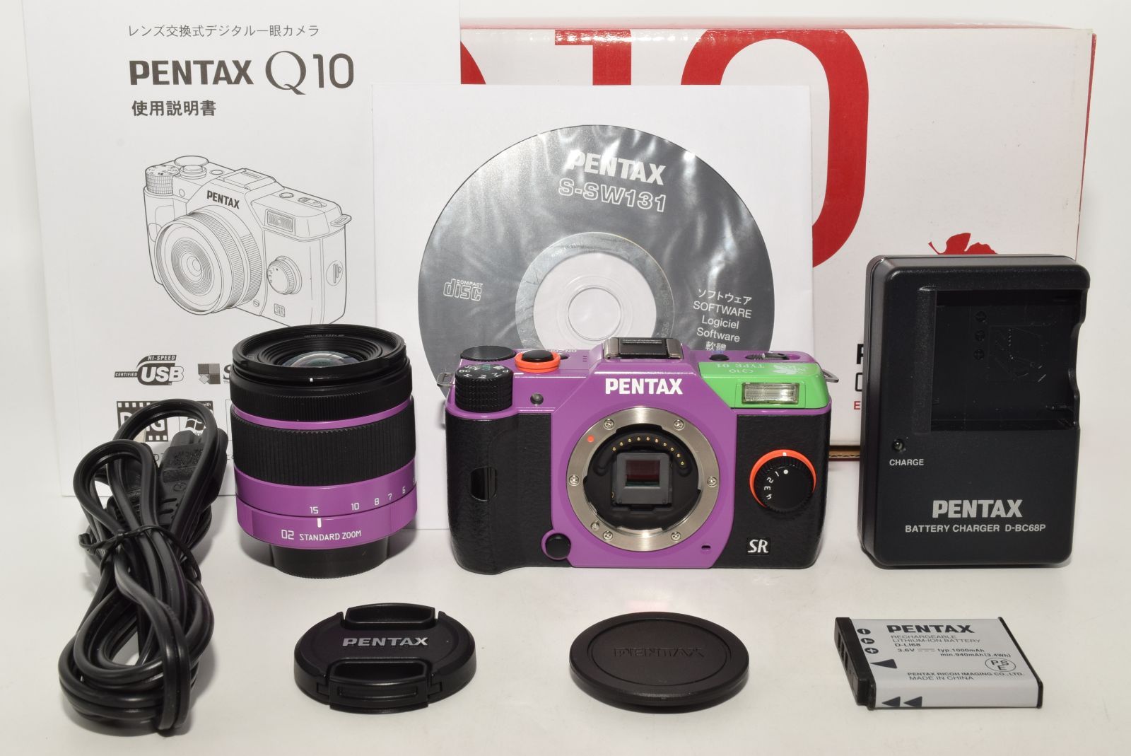 ミラーレスPENTAX Q10デジタル一眼レフカメラセット エヴァンゲリオン