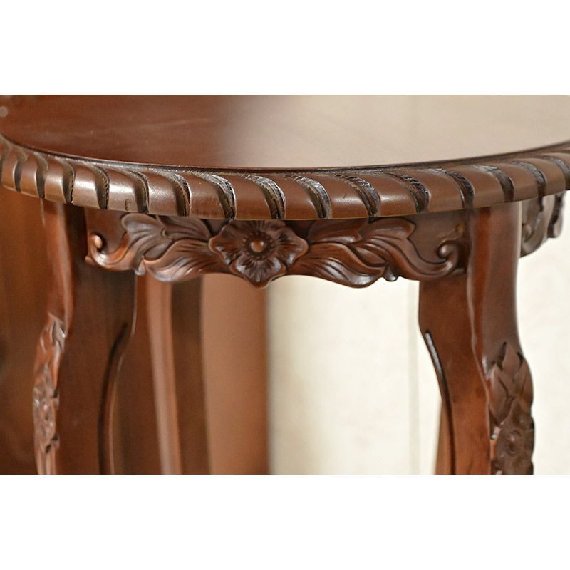 アンティーク調 クラシック ヨーロッパ家具 花台 サイドテーブル 猫足