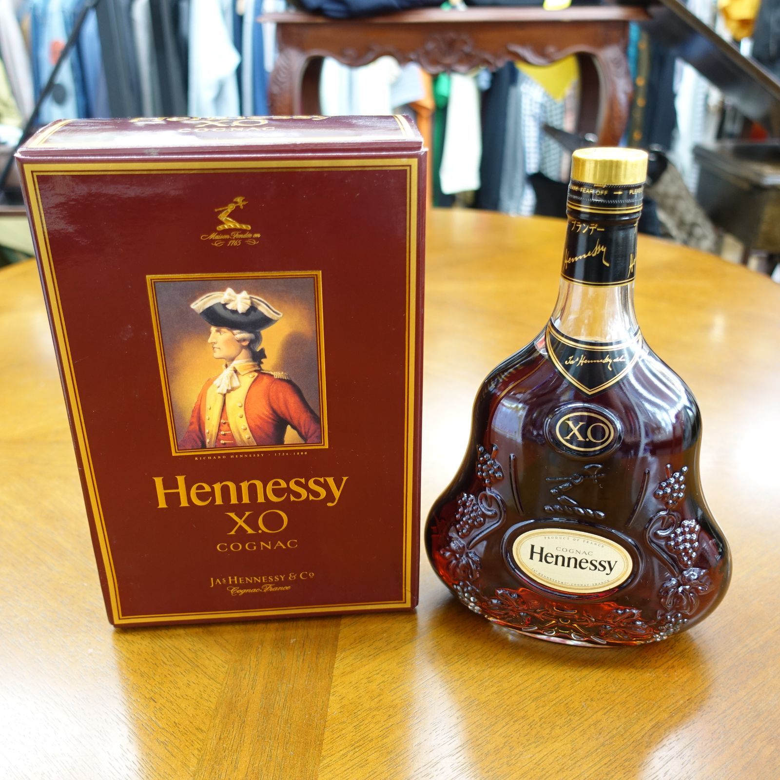 未開栓 美品 Hennessy ヘネシー XO 金キャップ 700ml 箱あり Hennessy