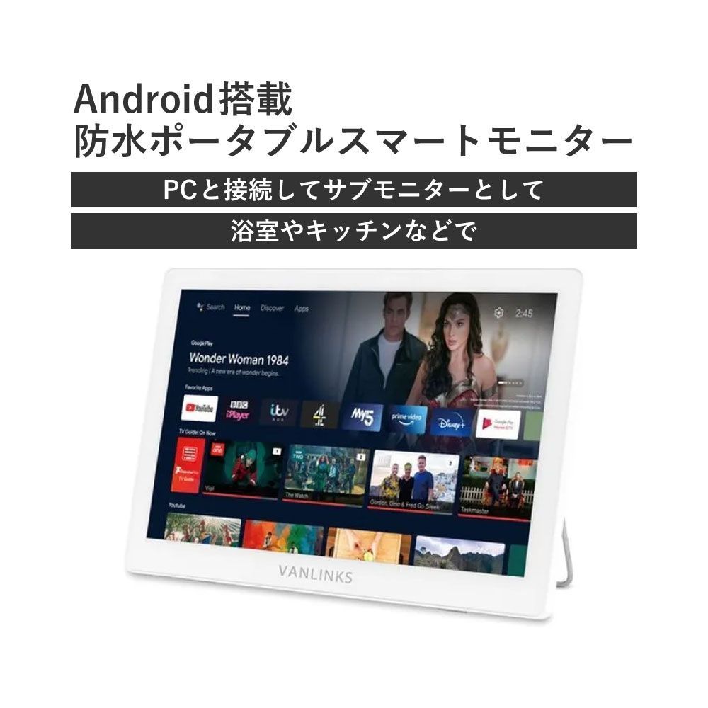 2個セット早期売り切り】VANLINKS14型防水モニター VLMN-01W 14型防水