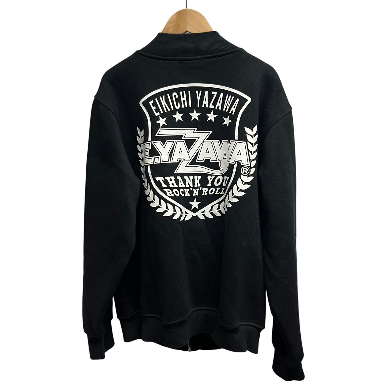 矢沢永吉 E.YAZAWA EIKICHI スウェットパーカー ジップアップ ロゴ 星