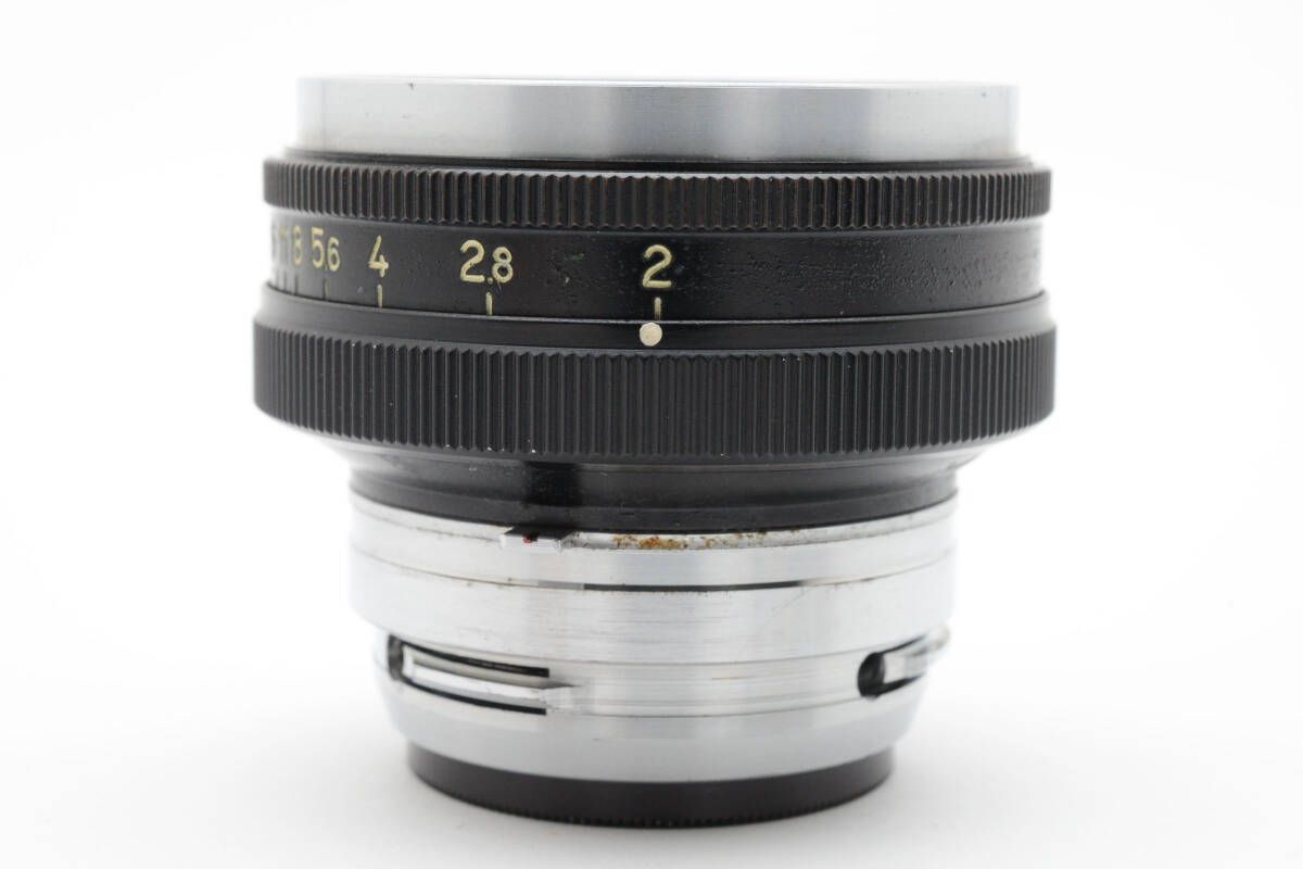Nippon Kogaku NIKKOR-H 5cm F2 ディスカウント Sマウント #2196W896