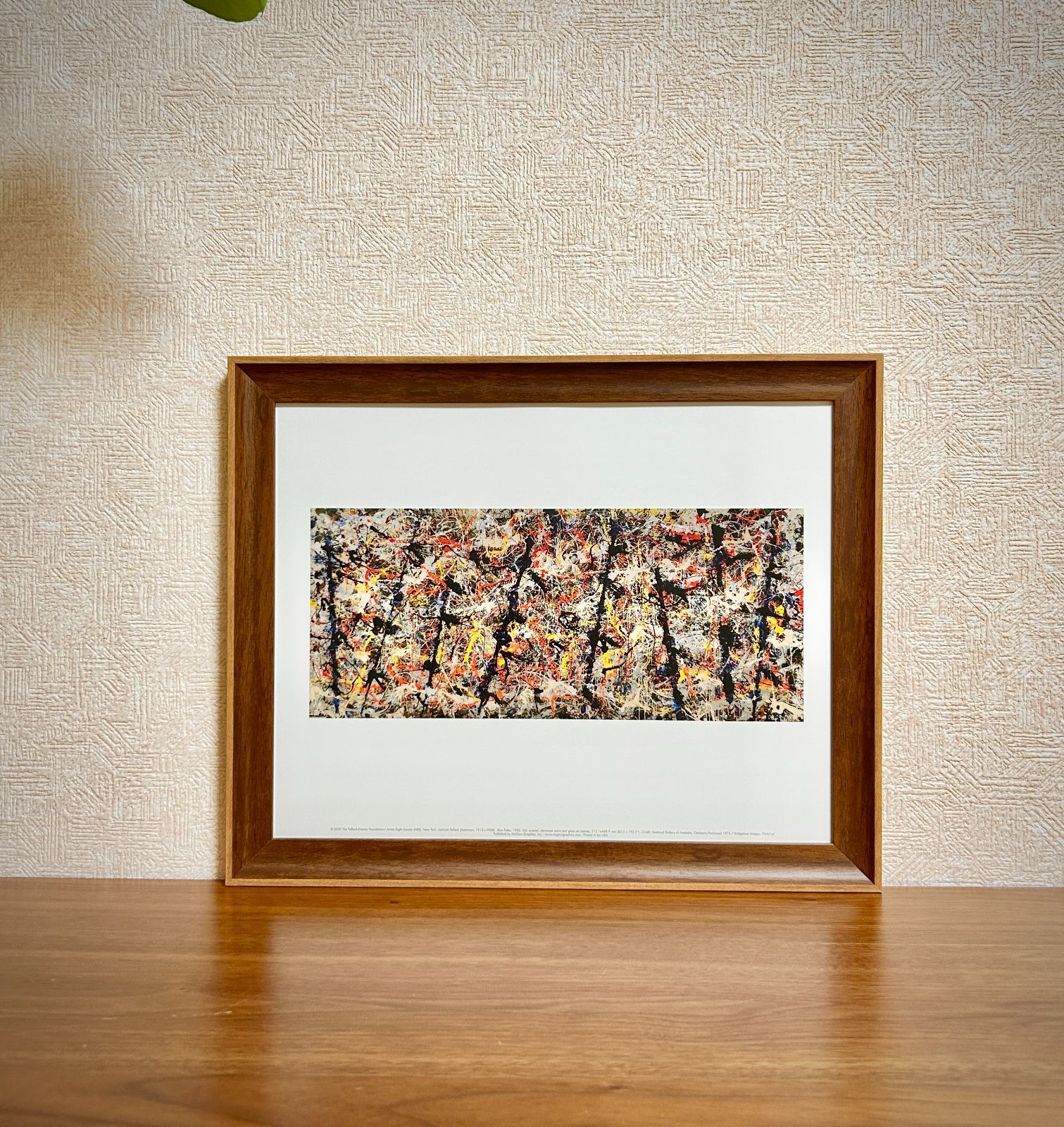 額装済/Blue Poles 1952（ジャクソン ポロック） Amazon.co.jp