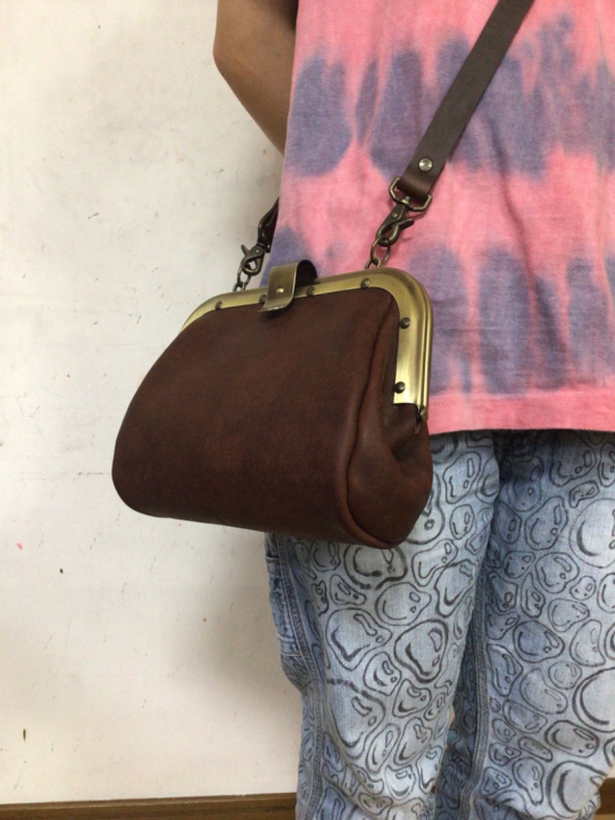 中古】［村田蓮爾］PostmanBag model-b白 中古】［村田蓮爾