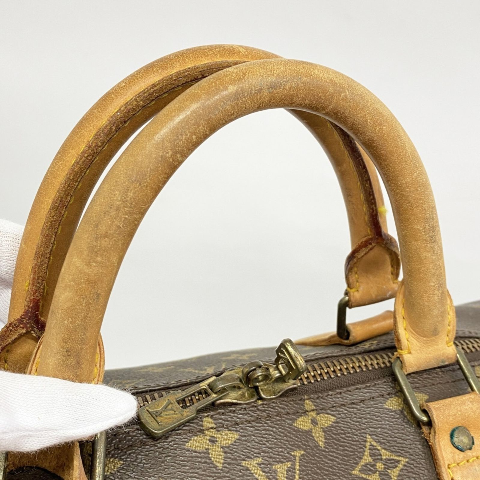 LOUIS VUITTON◇キーポル60_モノグラム・キャンバス_BRW⁄PVC⁄BRW LOUIS
