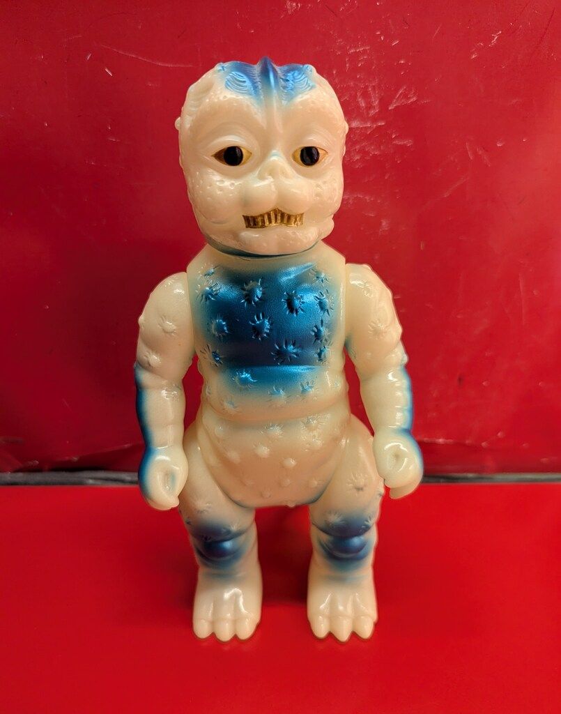 M1号 世紀の大怪獣ブルマァクの怪獣シリーズ 売れ筋 ミニラ 蓄光ブルー