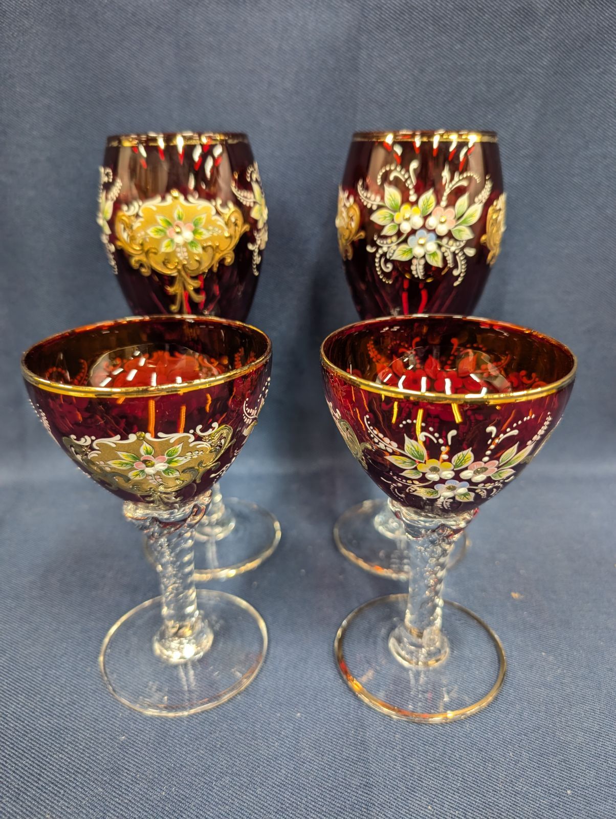 Amazon.co.jp: MURANO GLASS ムラーノ ベネチアングラス ワイングラス