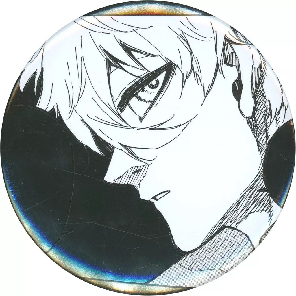 中古】バッジ・ビンズ 凪誠士郎(モノクロ/左向き) 「ブルーロック展