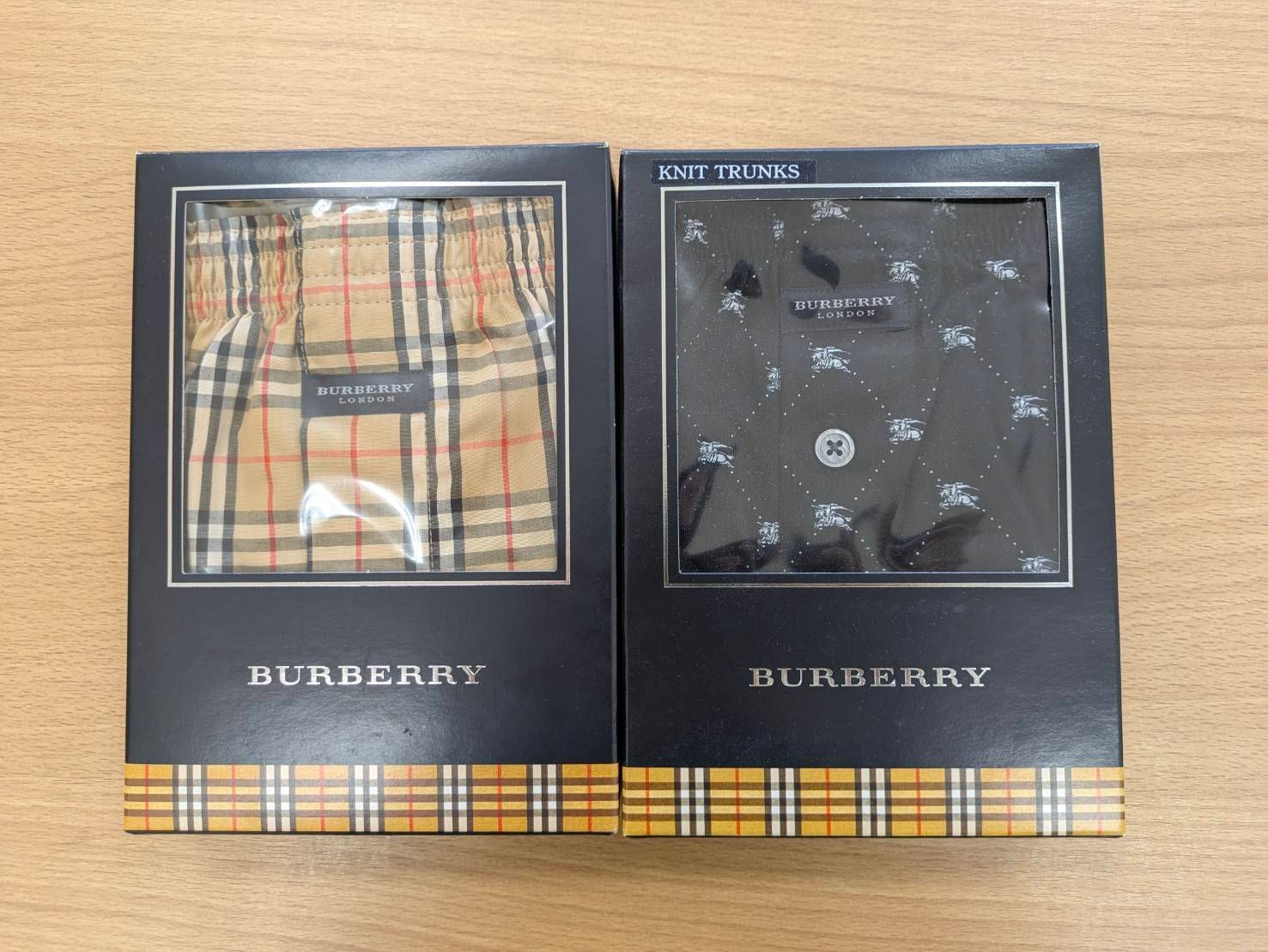 ♪未使用 BURBERRY トランクス 2枚セット BURBERRY - バーバリー