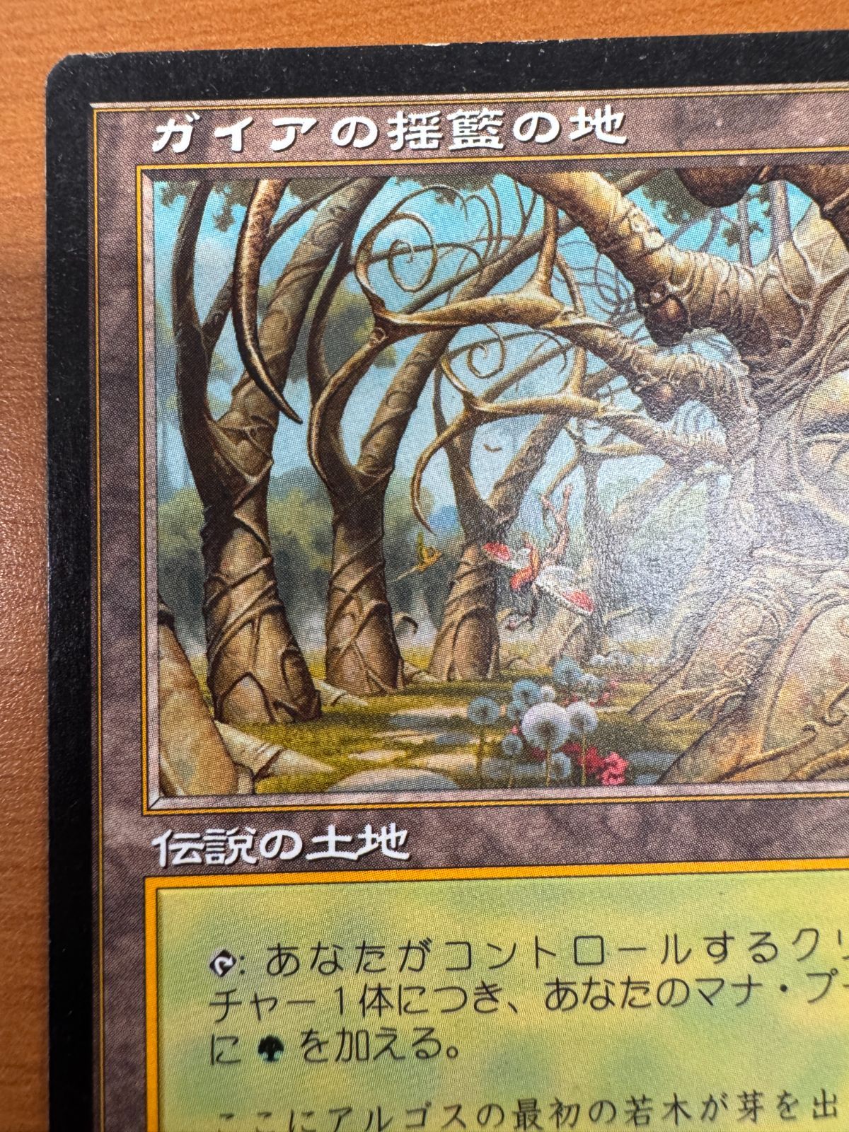 ガイアの揺藍の地 マジックザギャザリング 伝説の土地 MTG ガイアの