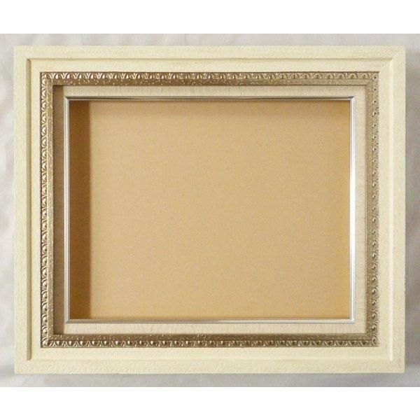 額縁 油彩 油絵用額縁の枠と泥足とケース（仮縁仕上げ） 節約 テイラ (