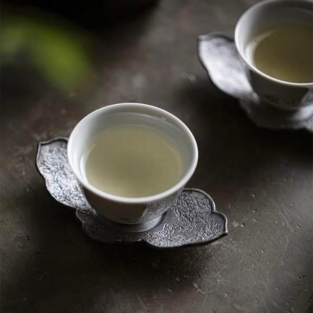 ☆錫製 茶托 茶器 茶道具 煎茶道具 5客 - メルカリ