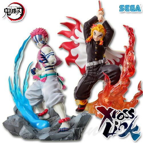 鬼滅の刃 Xross Link フィギュア 煉獄杏寿郎＆猗窩座 2体セット 【新品