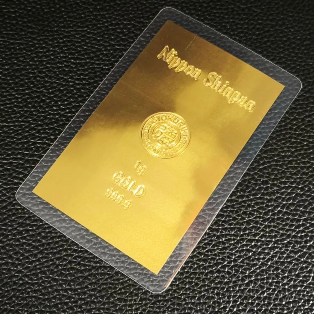 ラスト1枚】徳力本店 純金 1g インゴット カード 24金 K24 ゴールド