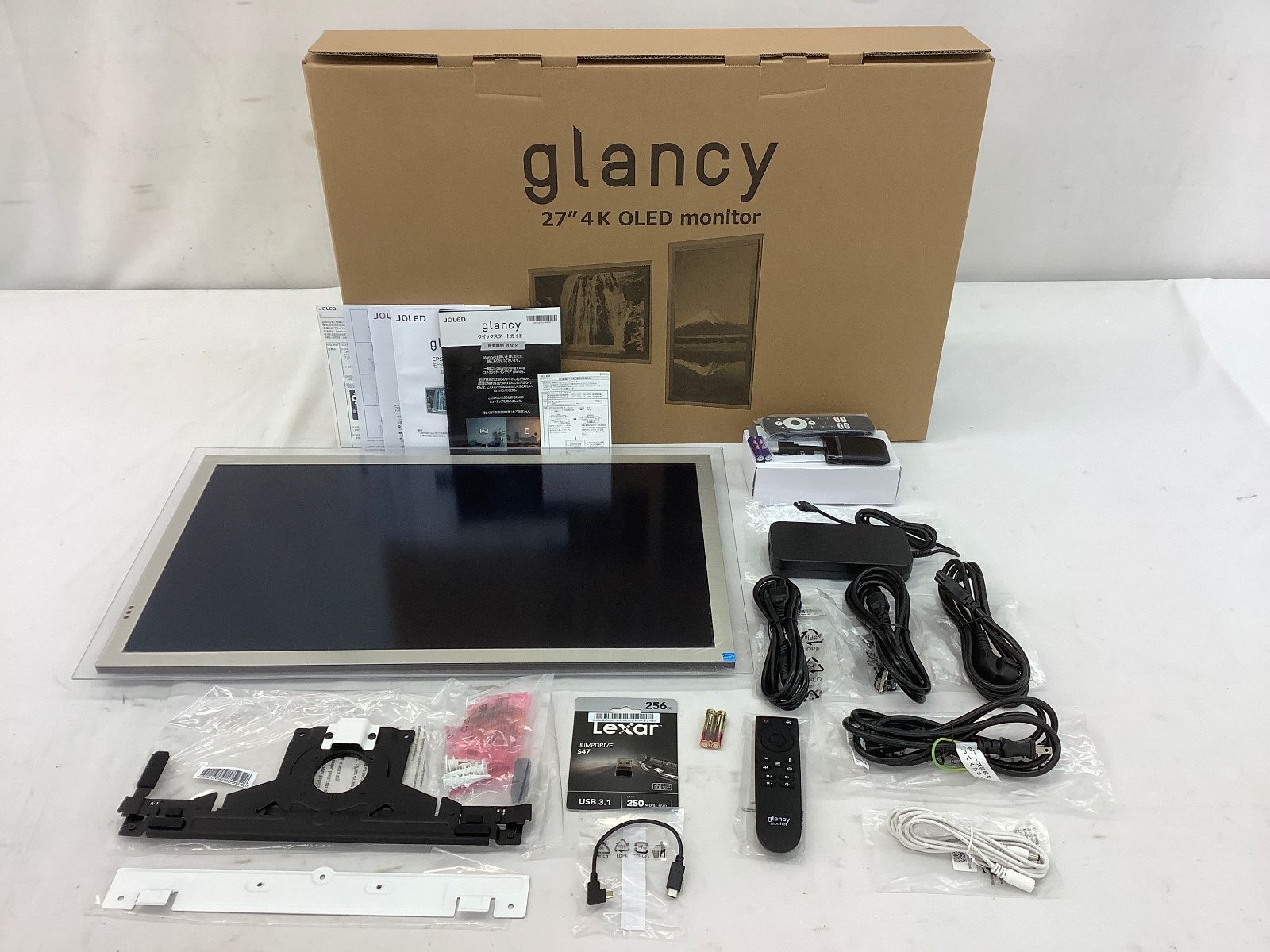 JOLED glancy EPS269Q01DA 工場 OLEDモニター アーム付き JOLED glancy