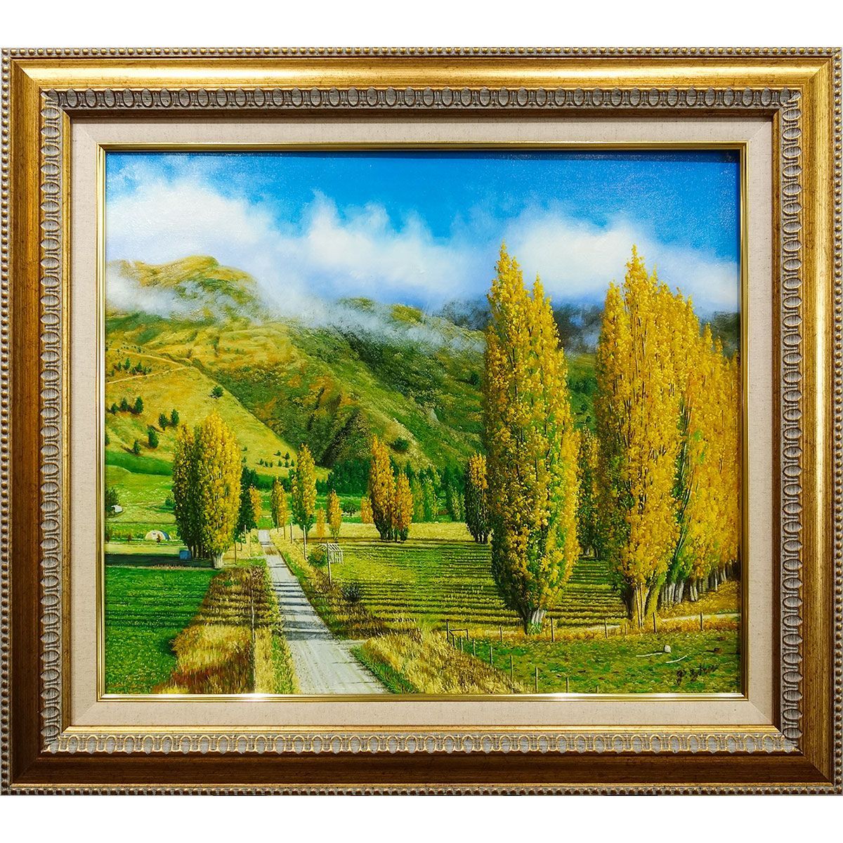 絵画 542 油絵/風景/街角/東京/品川/海/八ツ山/船だまり/F10号