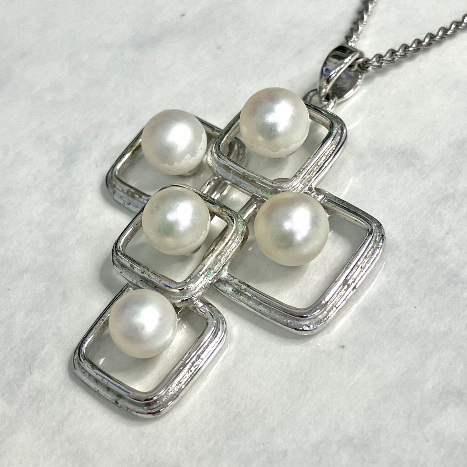 MIKIMOTO ブローチ 美品 アコヤ真珠 5mm シルバー製 【公式通販】