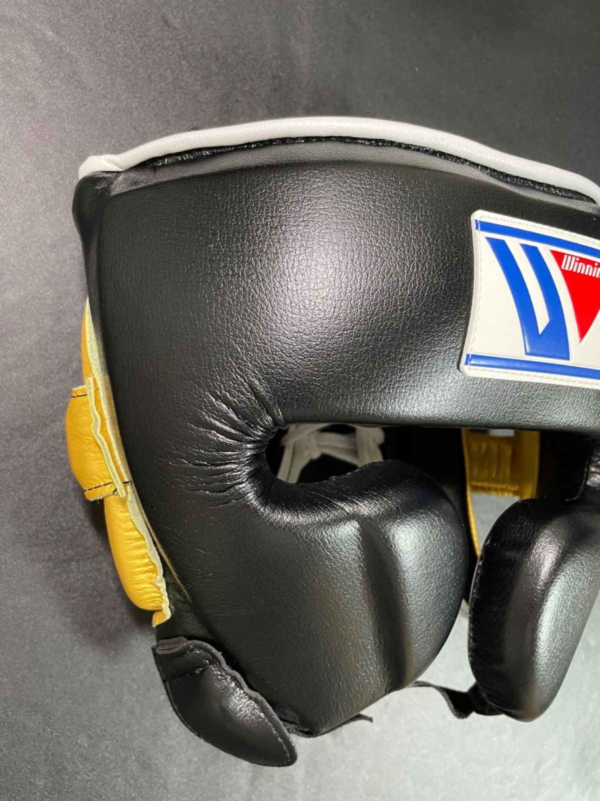 Winning ヘッドギア 黒 レザー Winning ヘッドギア 黒