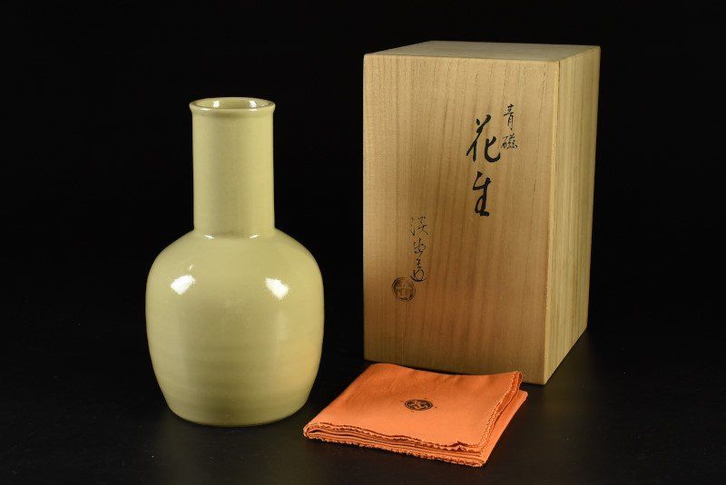 中国清朝時代 青花美人画小皿17枚 木箱 直径約11.5㎝東