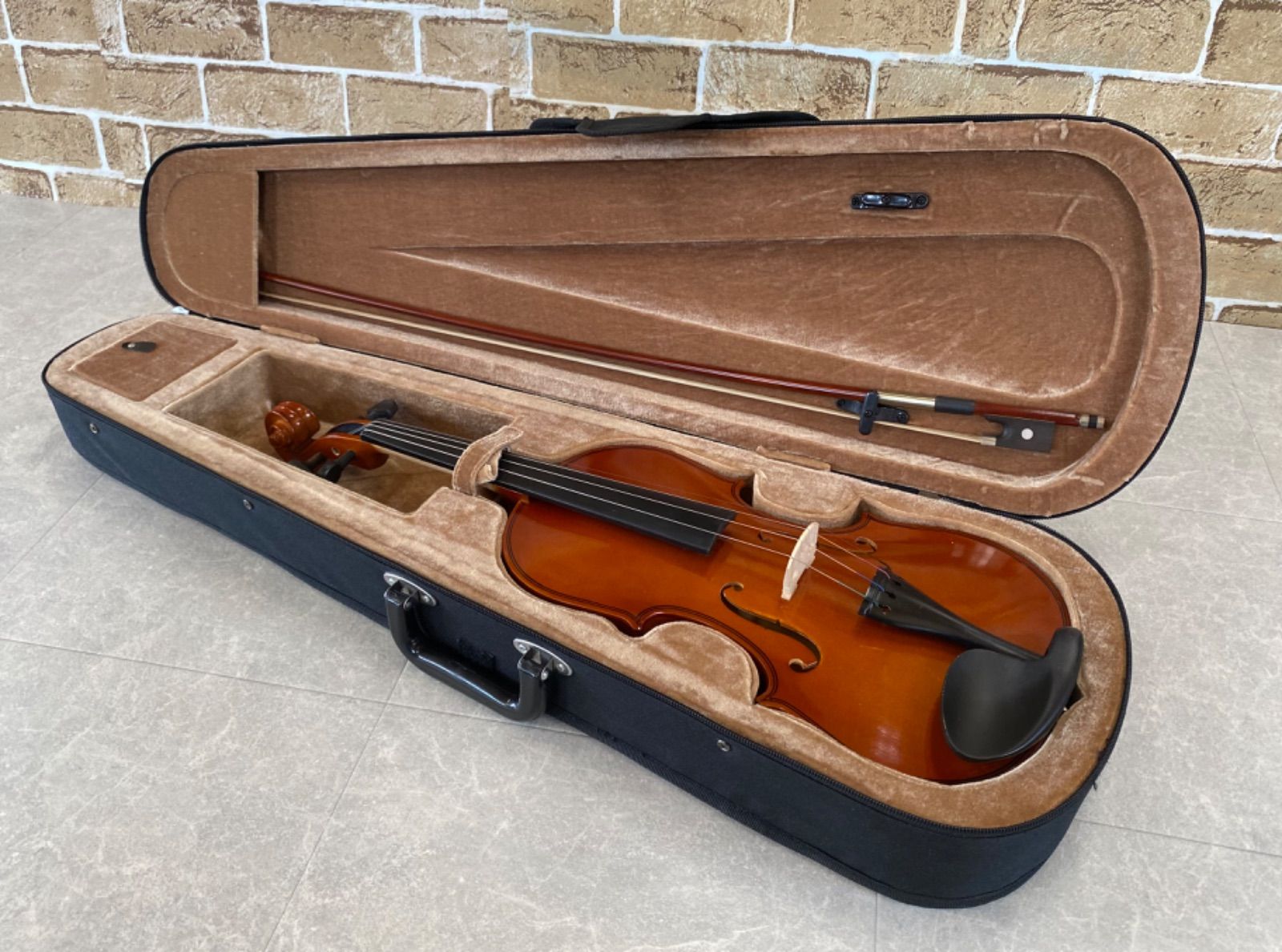 ROMANZA RV-200 バイオリン 4/4 ケース付き 新品弓 ROMANZA RV-200