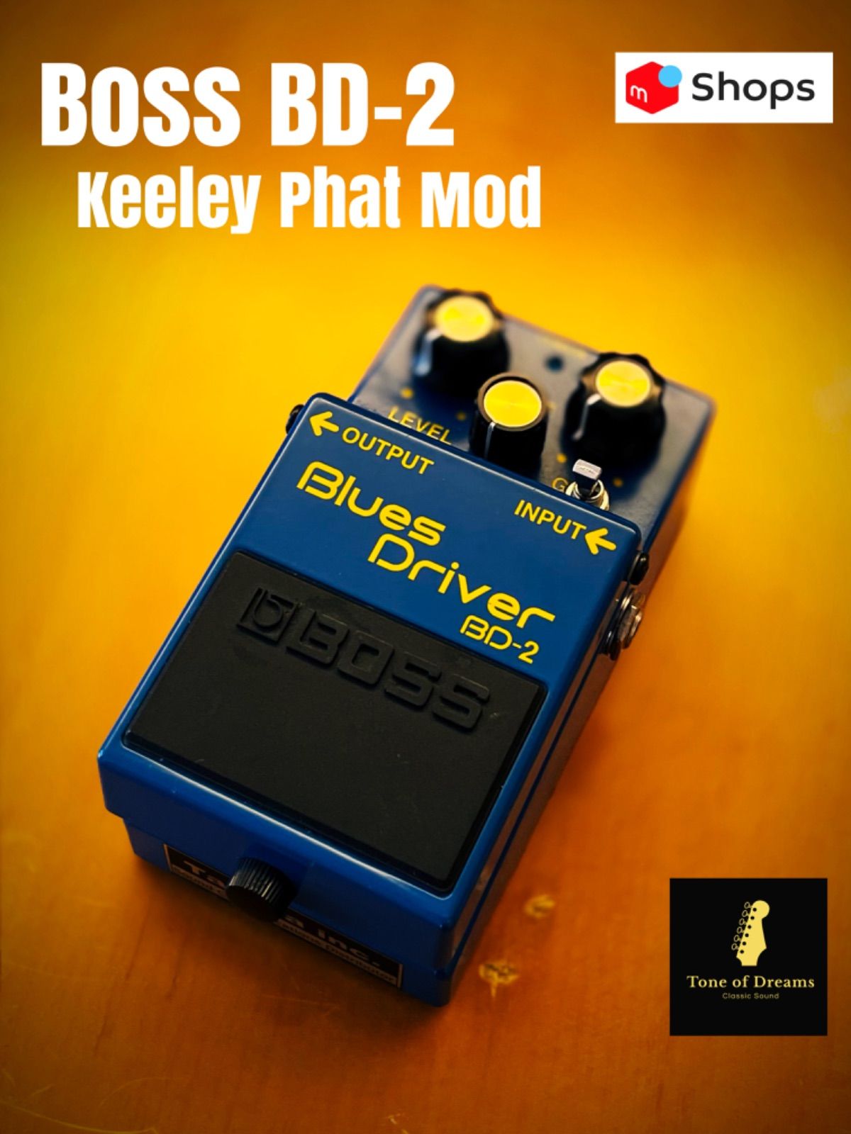 Keeley BOSS BD-2 Mod Phat Tube 動作品 KEELEY BD-2 Phat Tube Mod