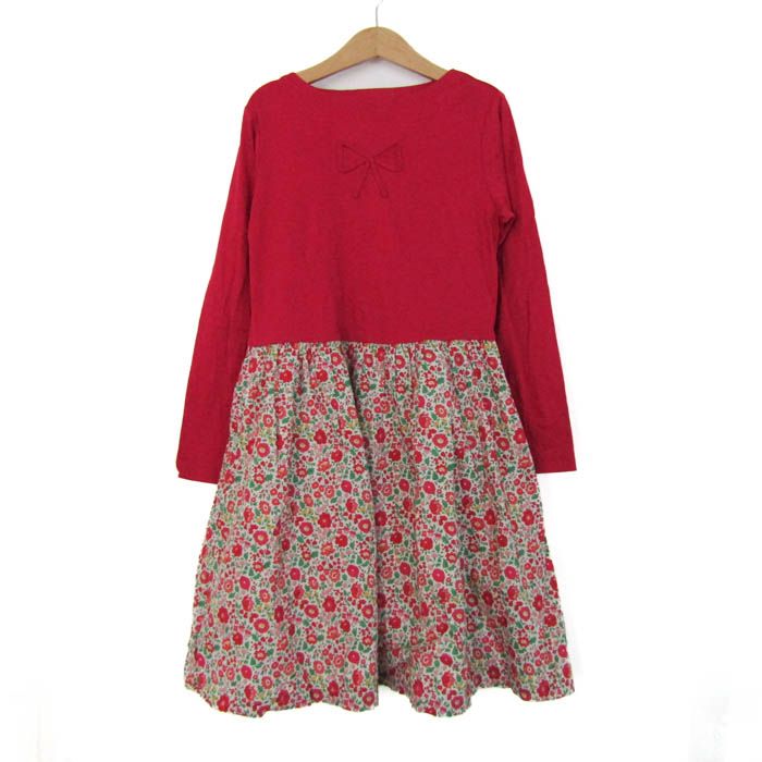 ファミリア 水色 Tシャツ トップス 女の子 ファミリア 長袖シャツ