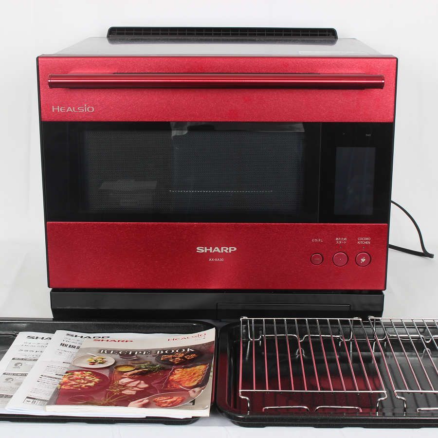 美品】SHARP AX-XA20-R RED シャープヘルシオオーブンレンジ スチーム