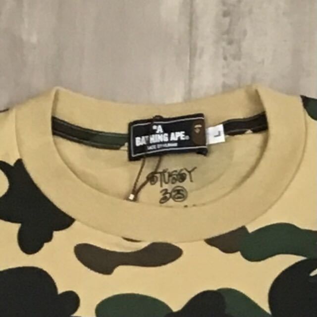☆新品☆ BAPE × STUSSY 30th World Tour Tシャツ Lサイズ a bathing